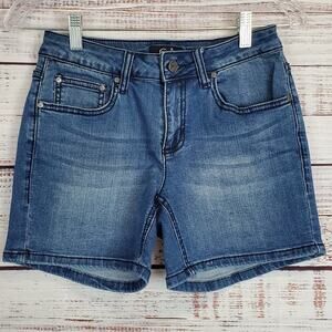 Earl Jean Womens Shorts Size 4 Y2K 5 Pocket Low Rise Denim Boho Summer Beachy
